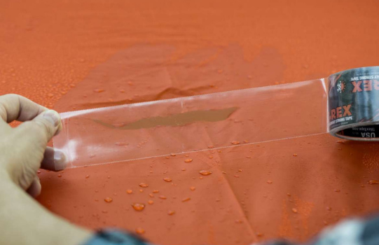 INSTALL Alliance Partner T-Rex Clear Repair Tape is designed for all conditions