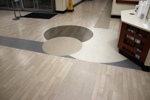 United States Department of Veterans Affairs NIHCS Fort Wayne Campus detailed flooring installation project by INSTALL